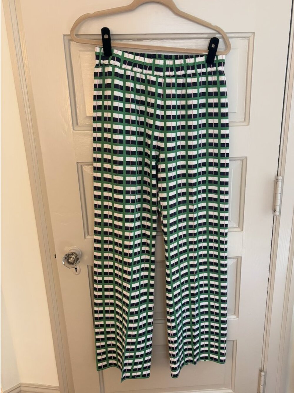 Stine Goya Flare Pants in Geometric Print